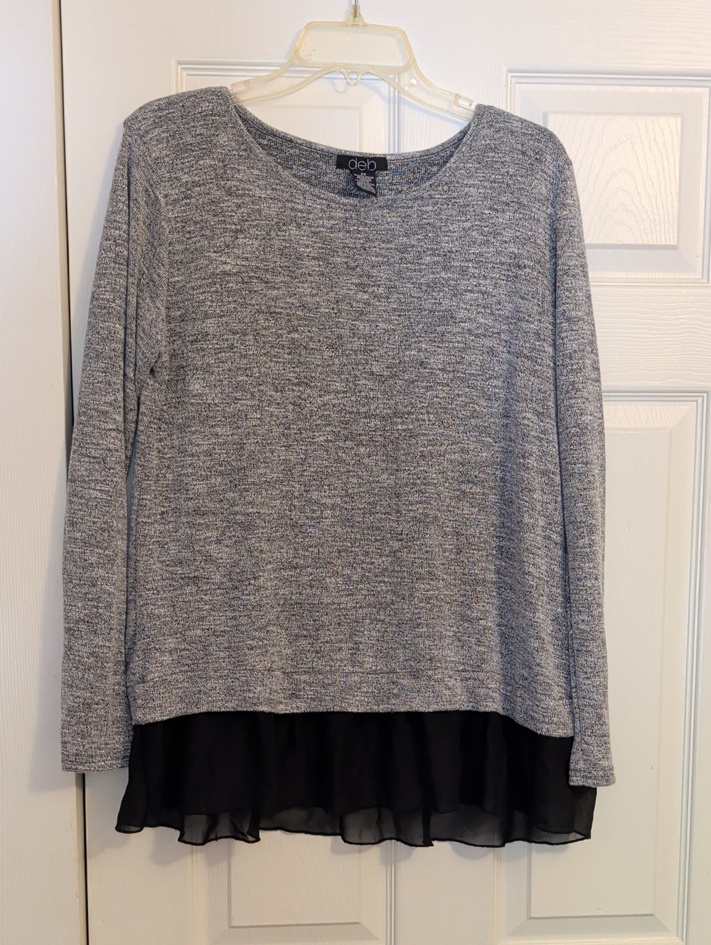 Deb Heathered Top EUC